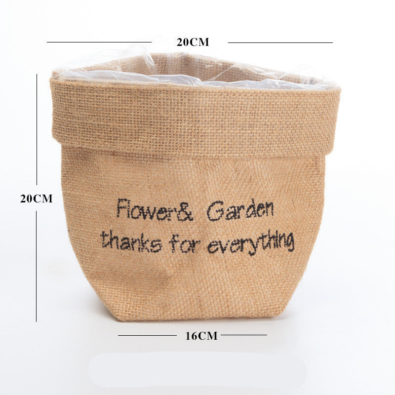 Storage Bag Washable Waterproof Jute Bags