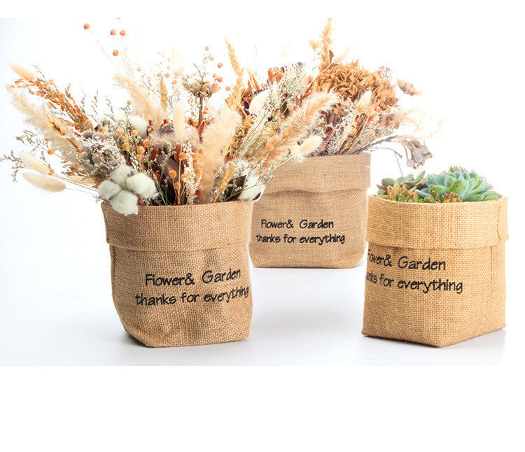 Storage Bag Washable Waterproof Jute Bags