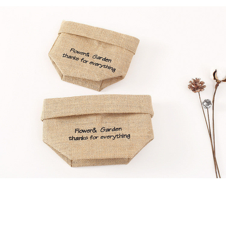 Storage Bag Washable Waterproof Jute Bags