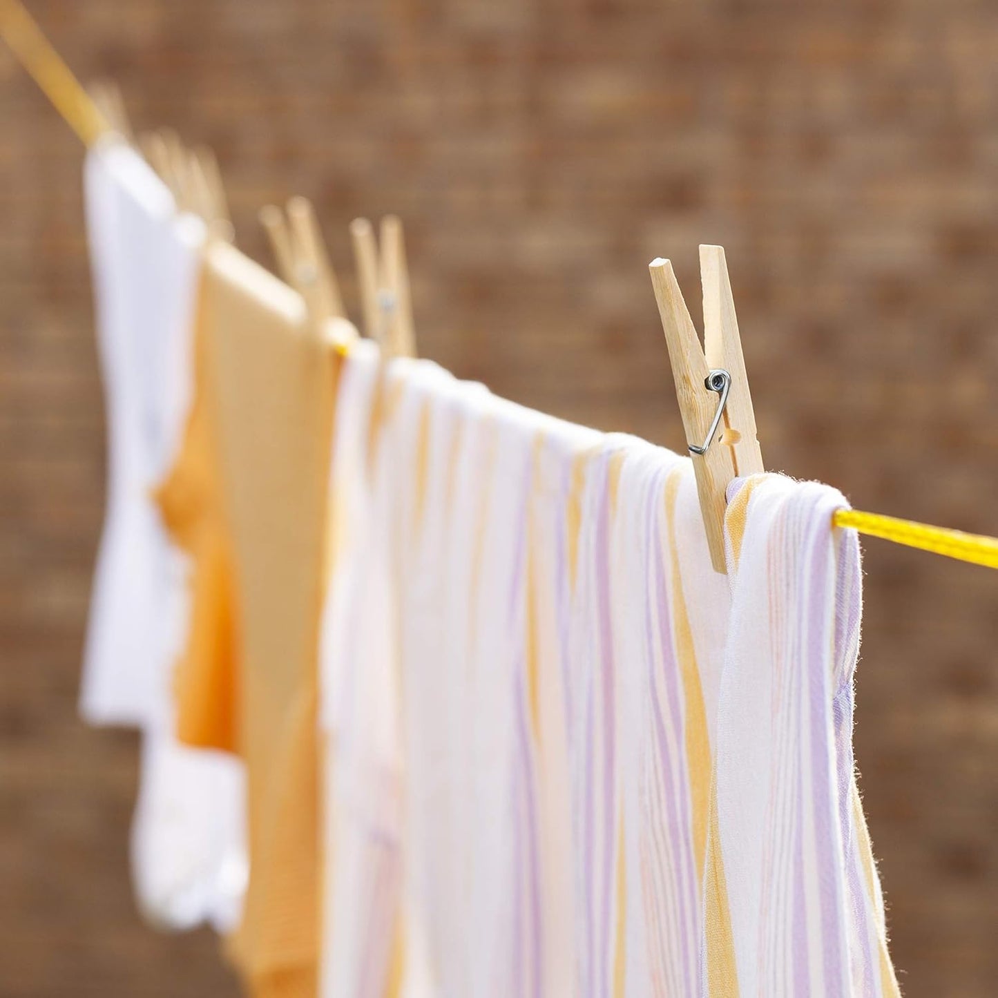 Heavy Duty Bamboo Wooden Cloth Clips  Pegs (20 Pcs Set)